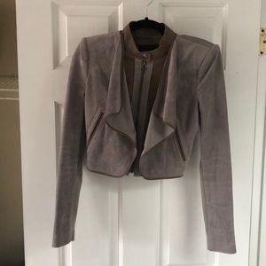 BCBGMaxazria Suede Jacket